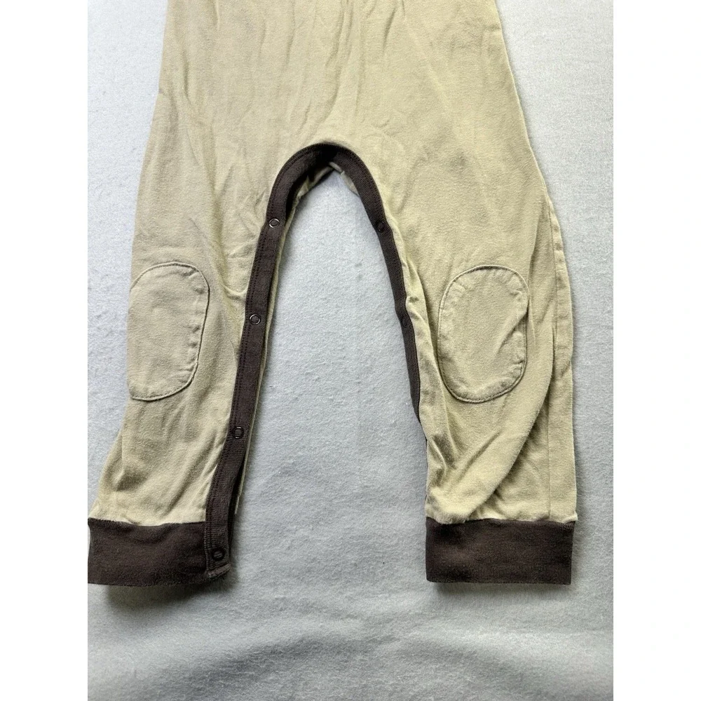 Carhartt Baby Sleeper Outfit Brown Logo 24 Months Snap Long Sleeves